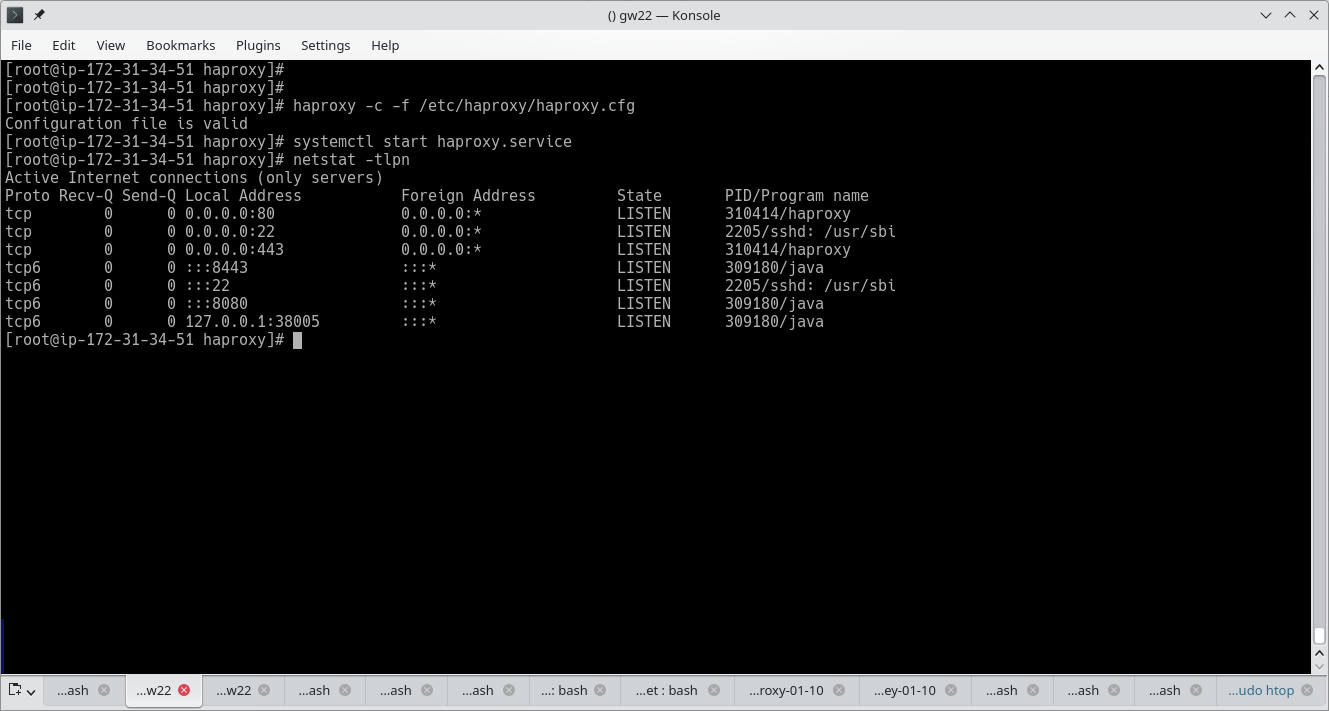 Check if HAProxy config is valid