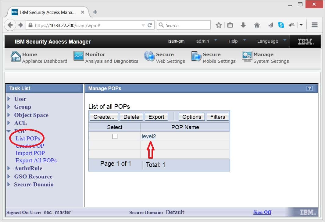 ISAM / WWPass edit POP
