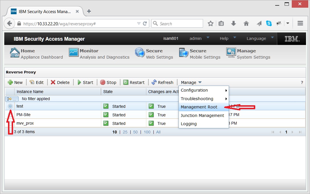 ISAM / WWPass Management root