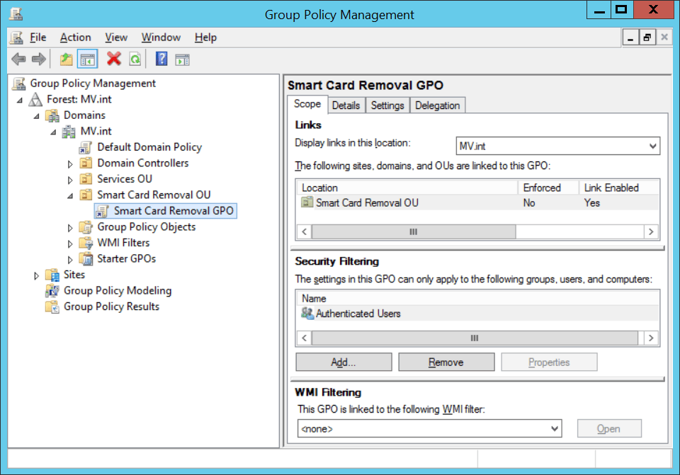 Group Policy Management
