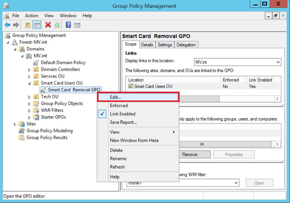 Group Policy Management