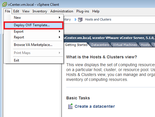 vSphere Client