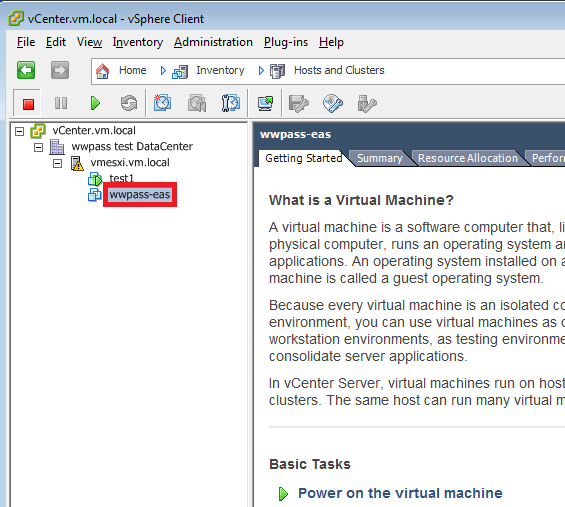 vSphere Client