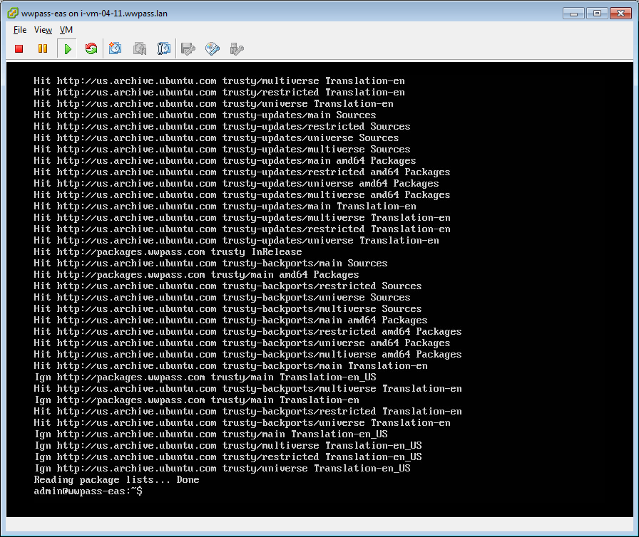 wwpass-eas on vmesxi.vm.local