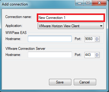 WWPass RClient Add Connection